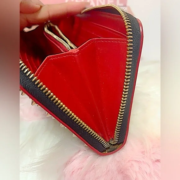 Christian Louboutin Leopard Studded Wallet - Picture 17 of 17